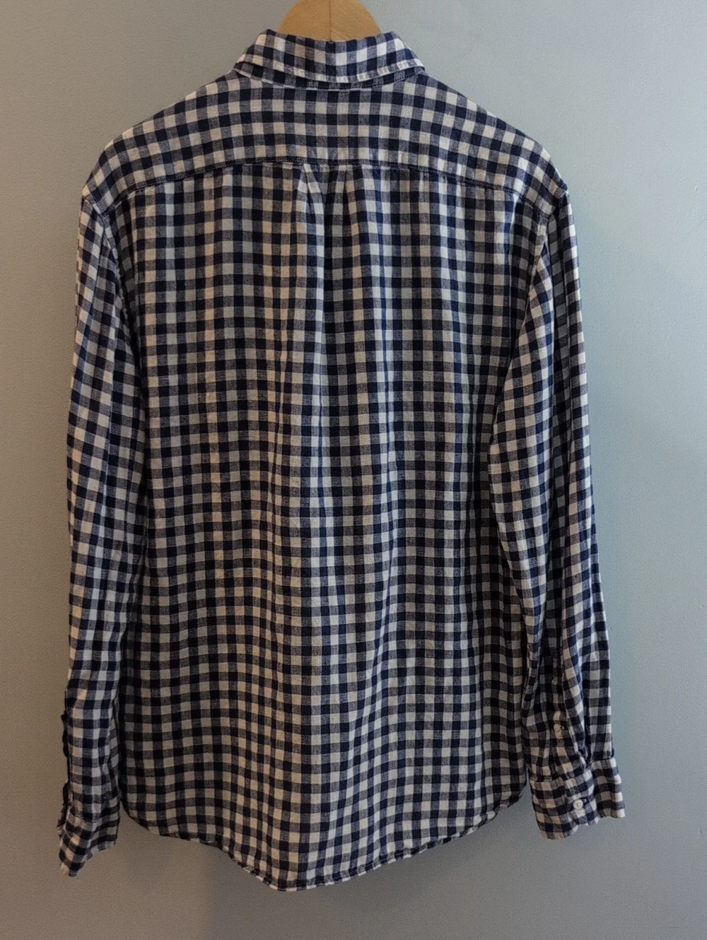 J. Crew Mens Large Slim 100% Linen Long Sleeve Button Down Shirt Style #K7899
